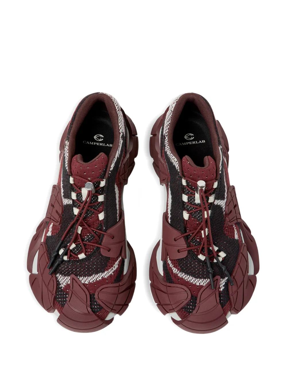 CamperLab Tormenta sneakers met textuur Rood