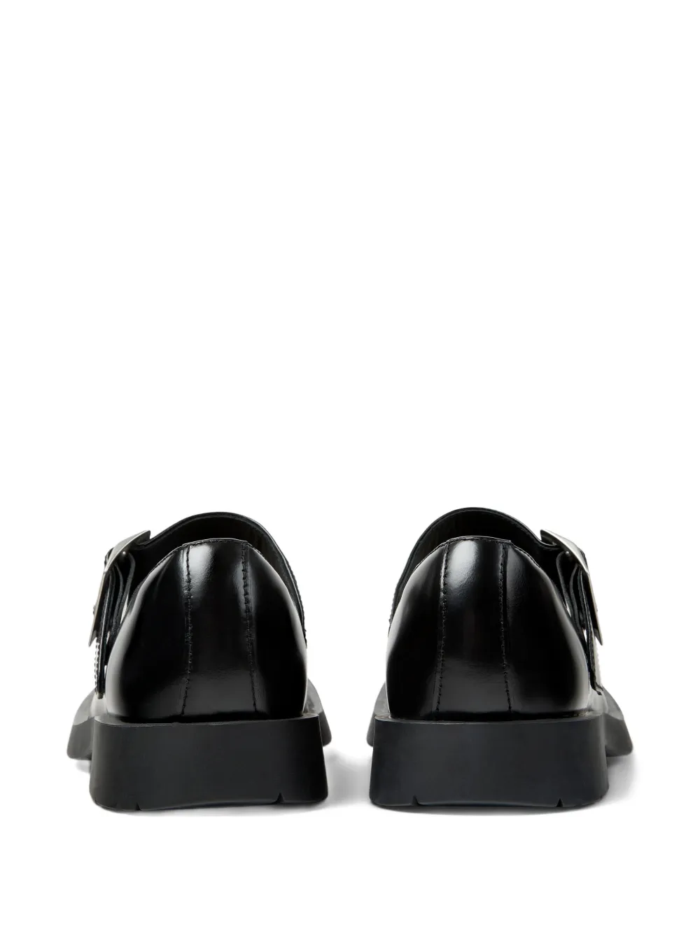 CamperLab Loafers met gesp Zwart