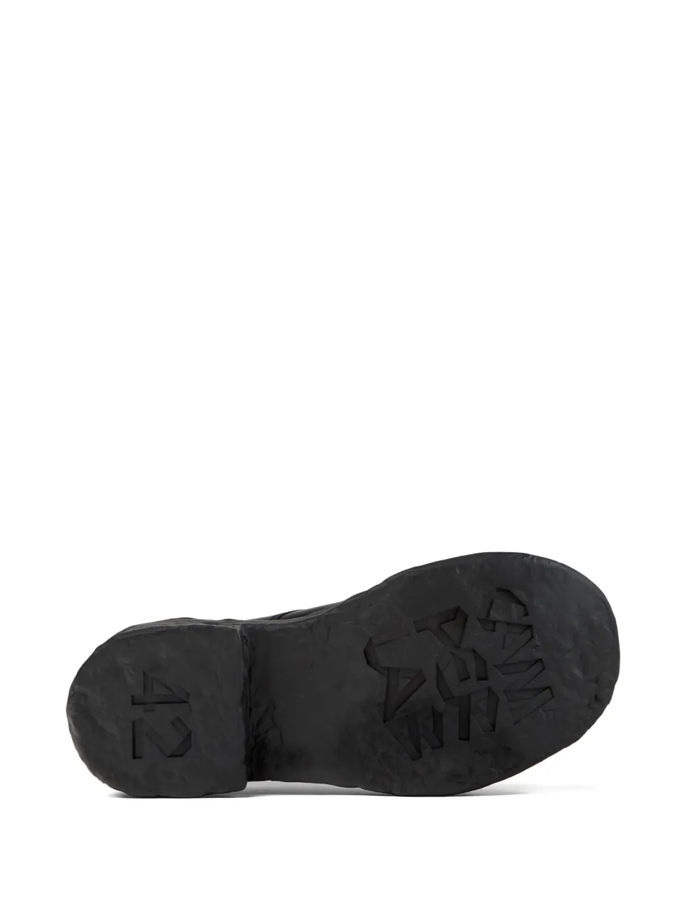 CamperLab smooth leather lace-up shoes Zwart