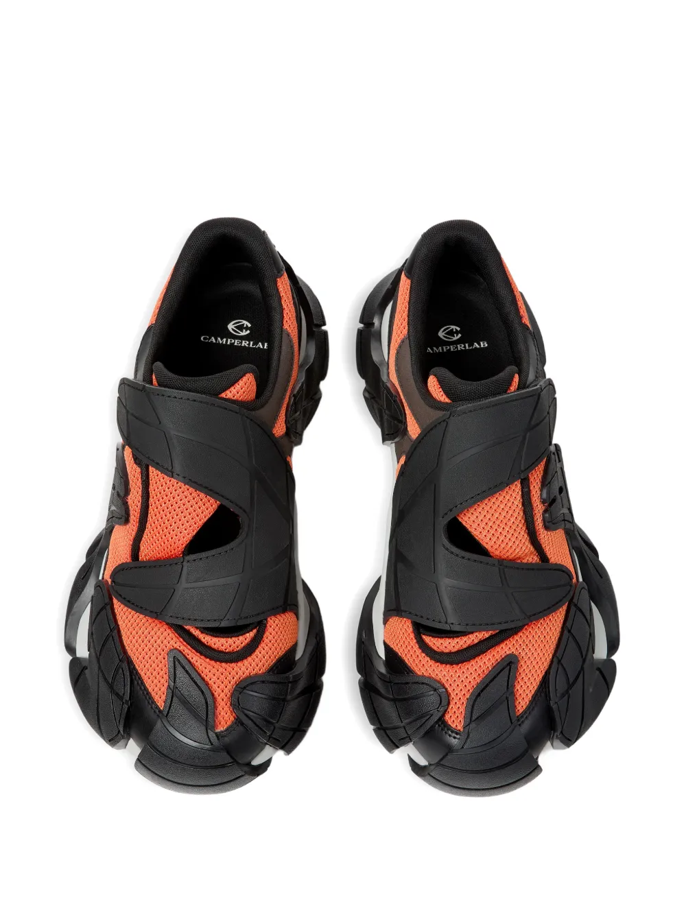 CamperLab Tormenta sneakers met klittenband Oranje