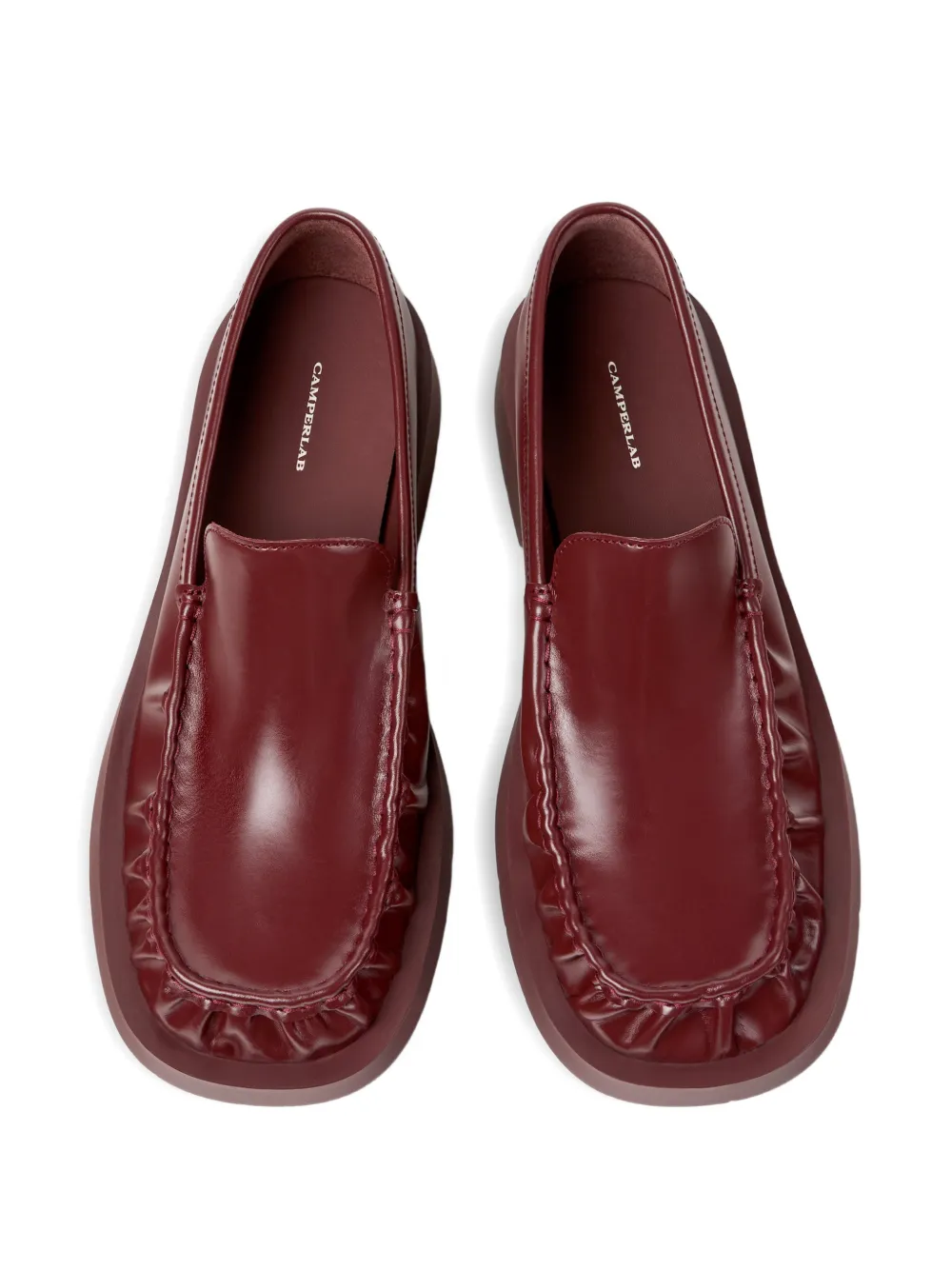 CamperLab ruffled 1978 loafers Rood