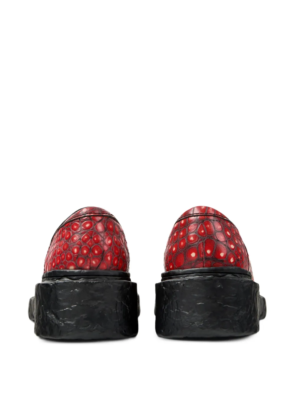 CamperLab Loafers met patroon Rood