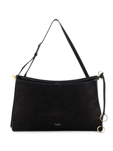 Alaïa 35 Le Click Pocket nubuck shoulder bag