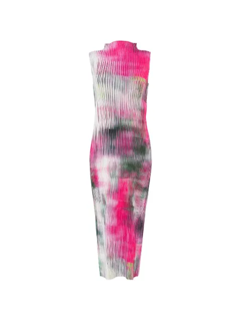 Issey Miyake Obscure pleated midi dress