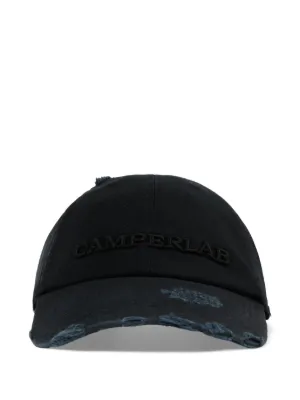 【CAMPER LAB】ダメージキャップ ブラック グレー CamperLab ダメージ キャップ | グレー | FARFETCH JP