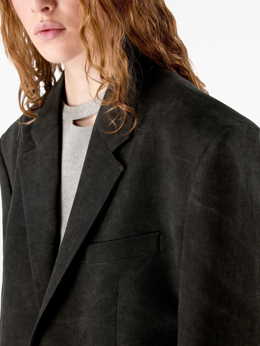 CamperLab Blazer met knopen Grijs