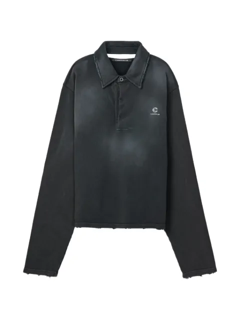 CamperLab sudadera con cuello deshilachado