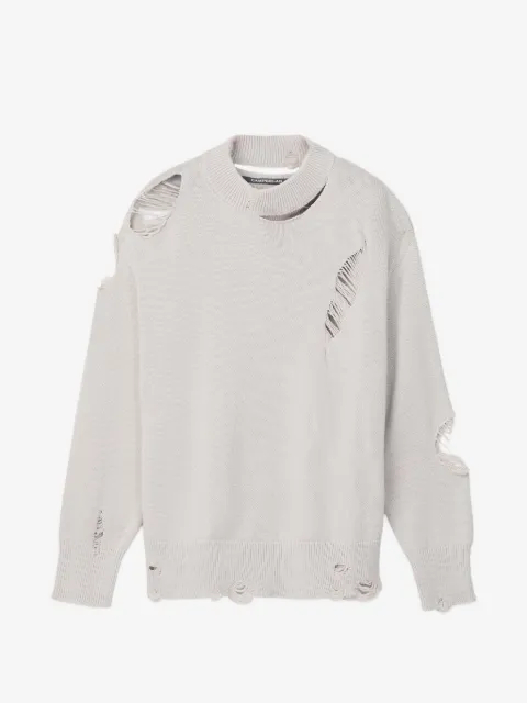 CamperLab distressed crewneck sweater