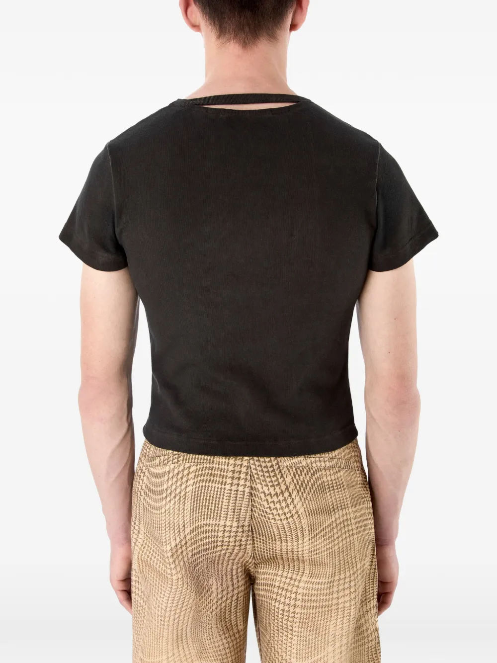 CamperLab T-shirt met uitgesneden details Zwart
