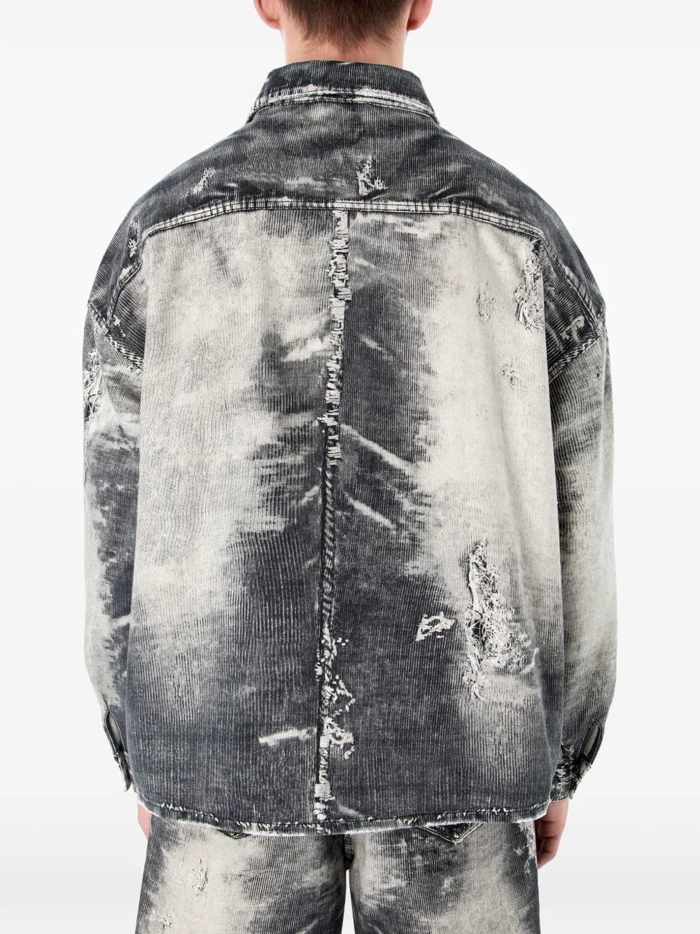 Distressed Denim Shirt