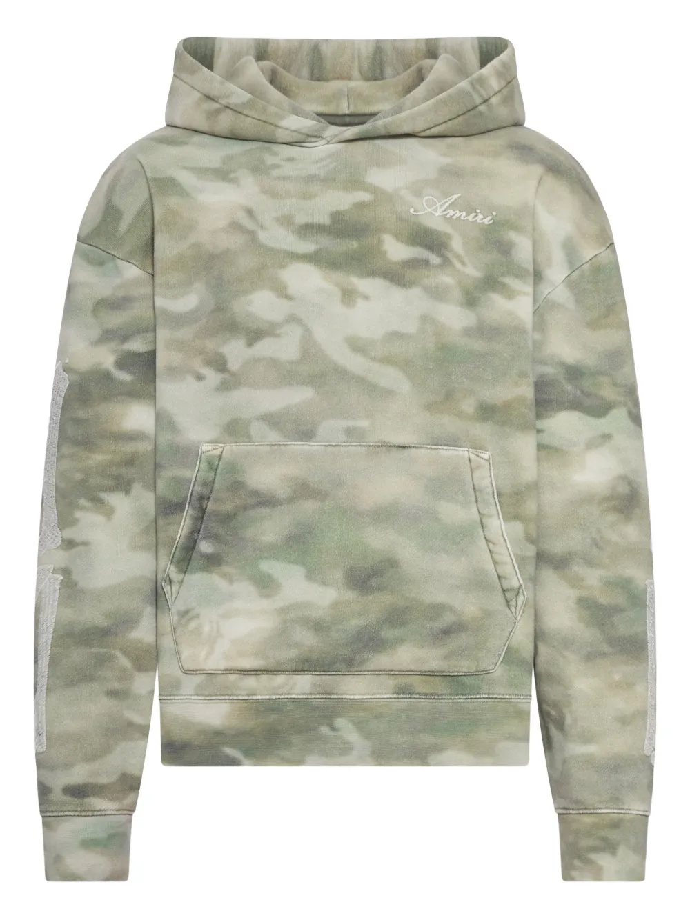 AMIRI bones oversize camouflage hoodie | Green | Image 1