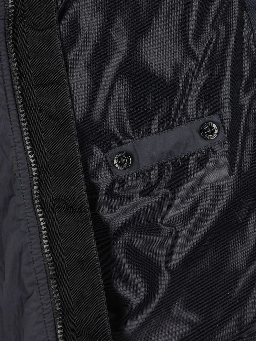 Stone Island 4100001 Reps NY jack met gekreukt effect Blauw