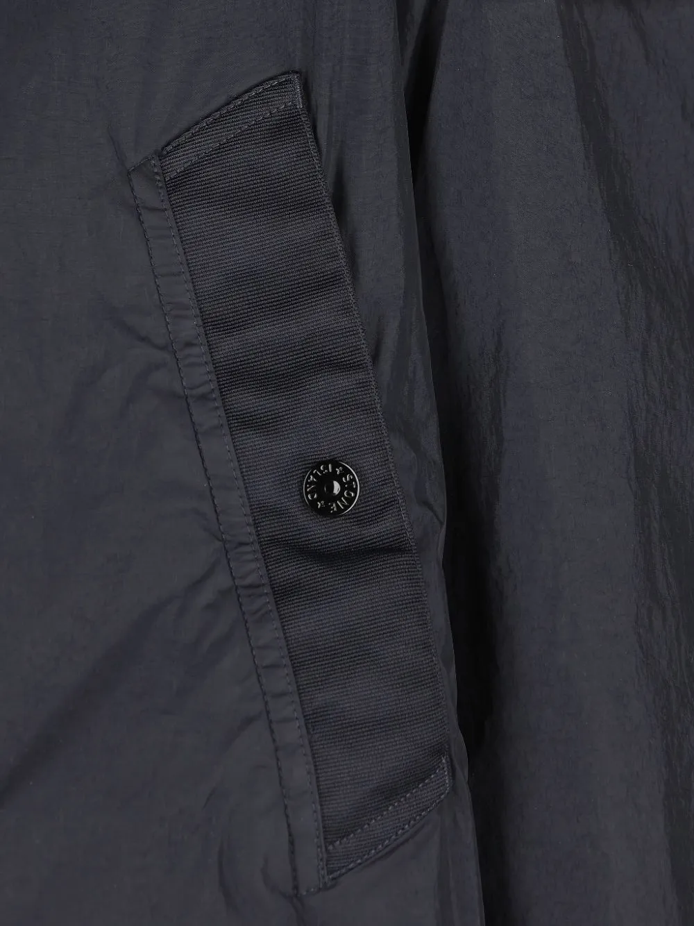 Stone Island 4100001 Reps NY jack met gekreukt effect Blauw
