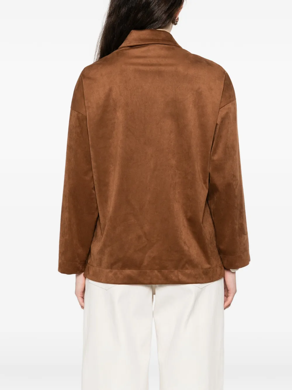 Flap-Pocket Button-Up Jacket