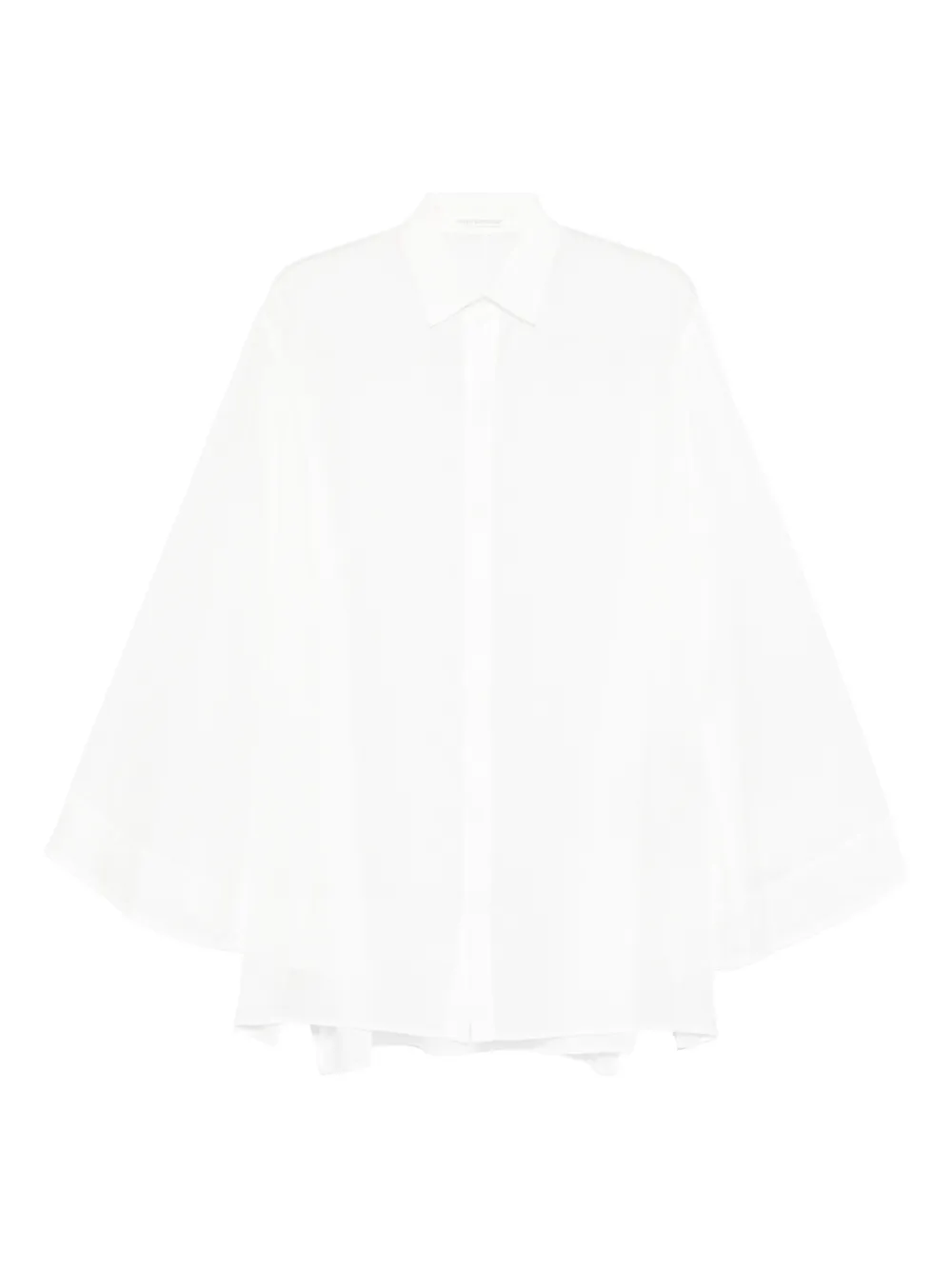 Yohji Yamamoto bell-sleeve shirt - Bianco