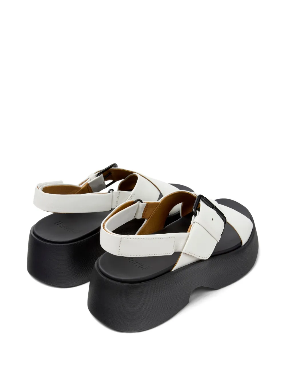 Camper Tasha leren sandalen Wit