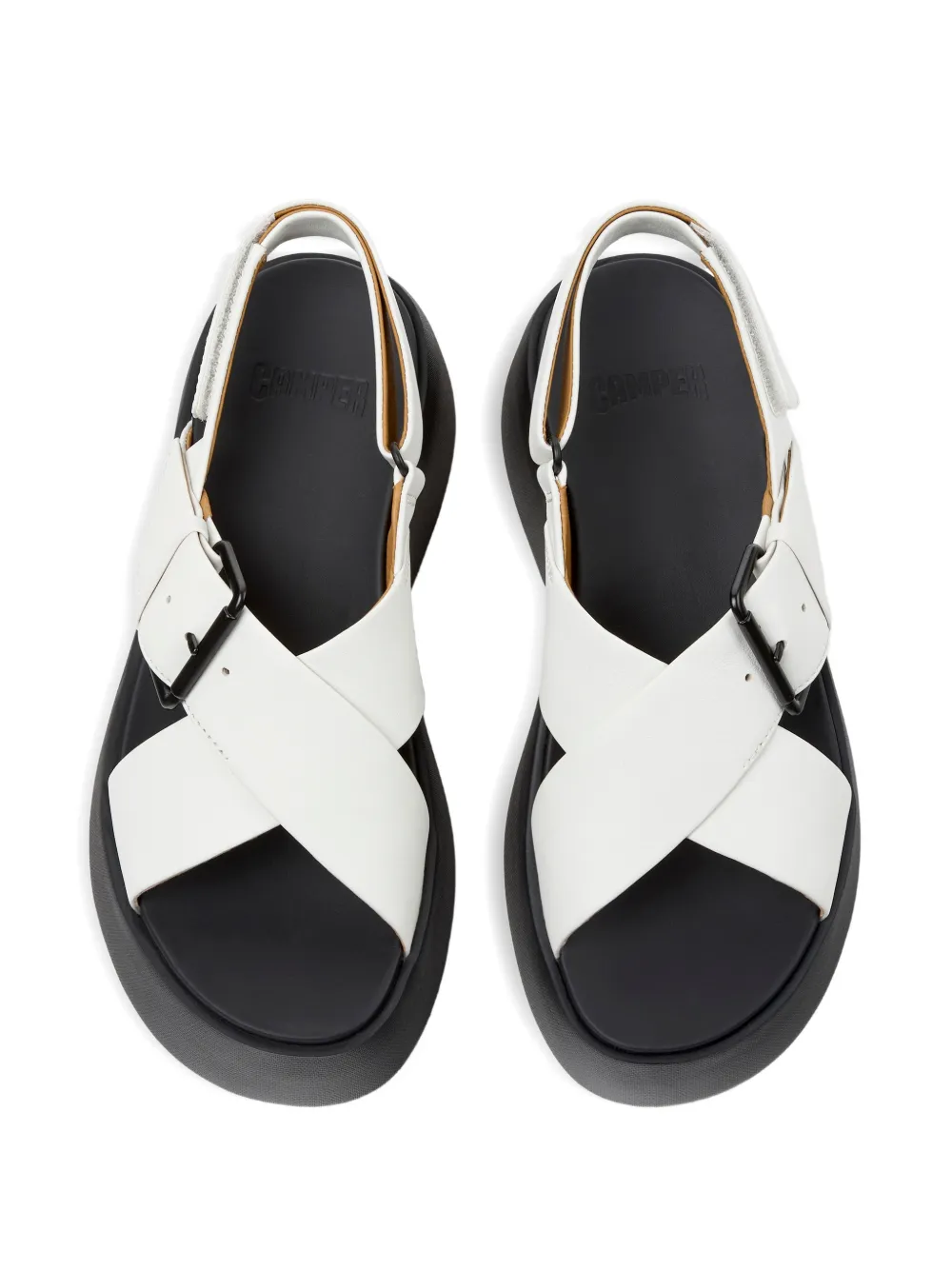 Camper Tasha leren sandalen Wit