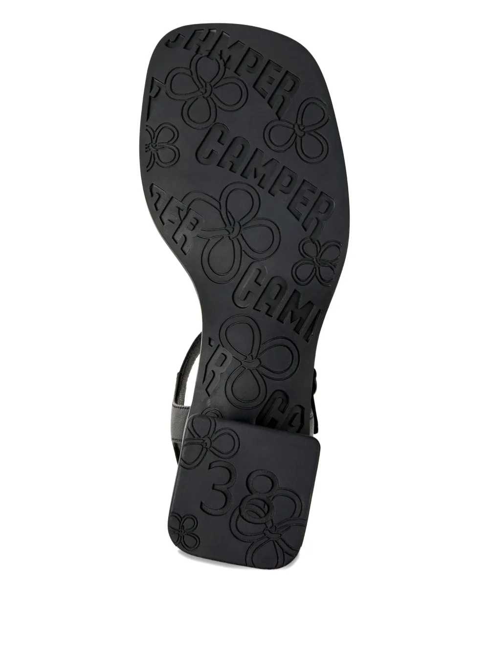 Camper Kora sandalen met blokhak Zwart