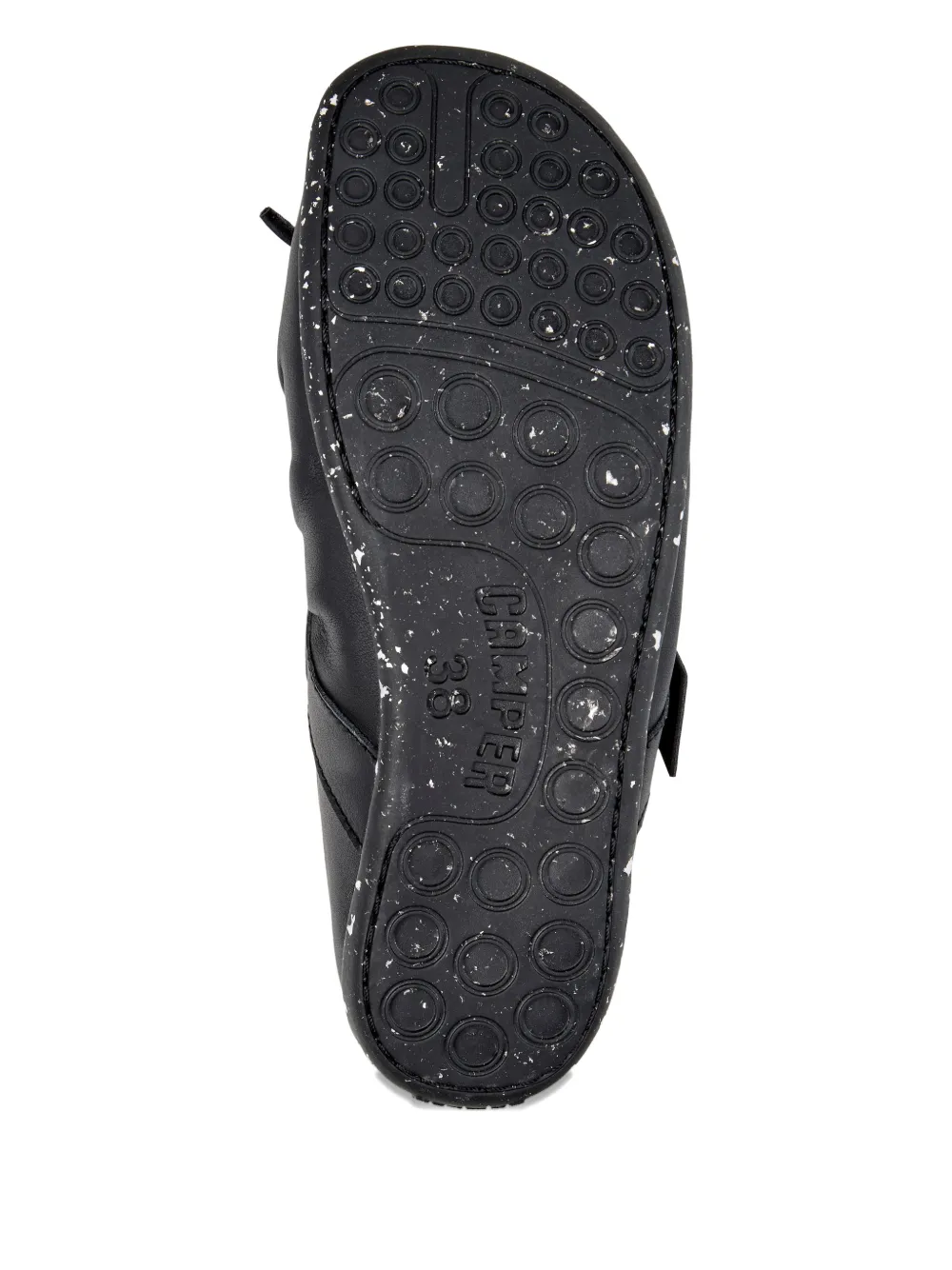 Camper Wabi ballerina's met gespsluiting Zwart