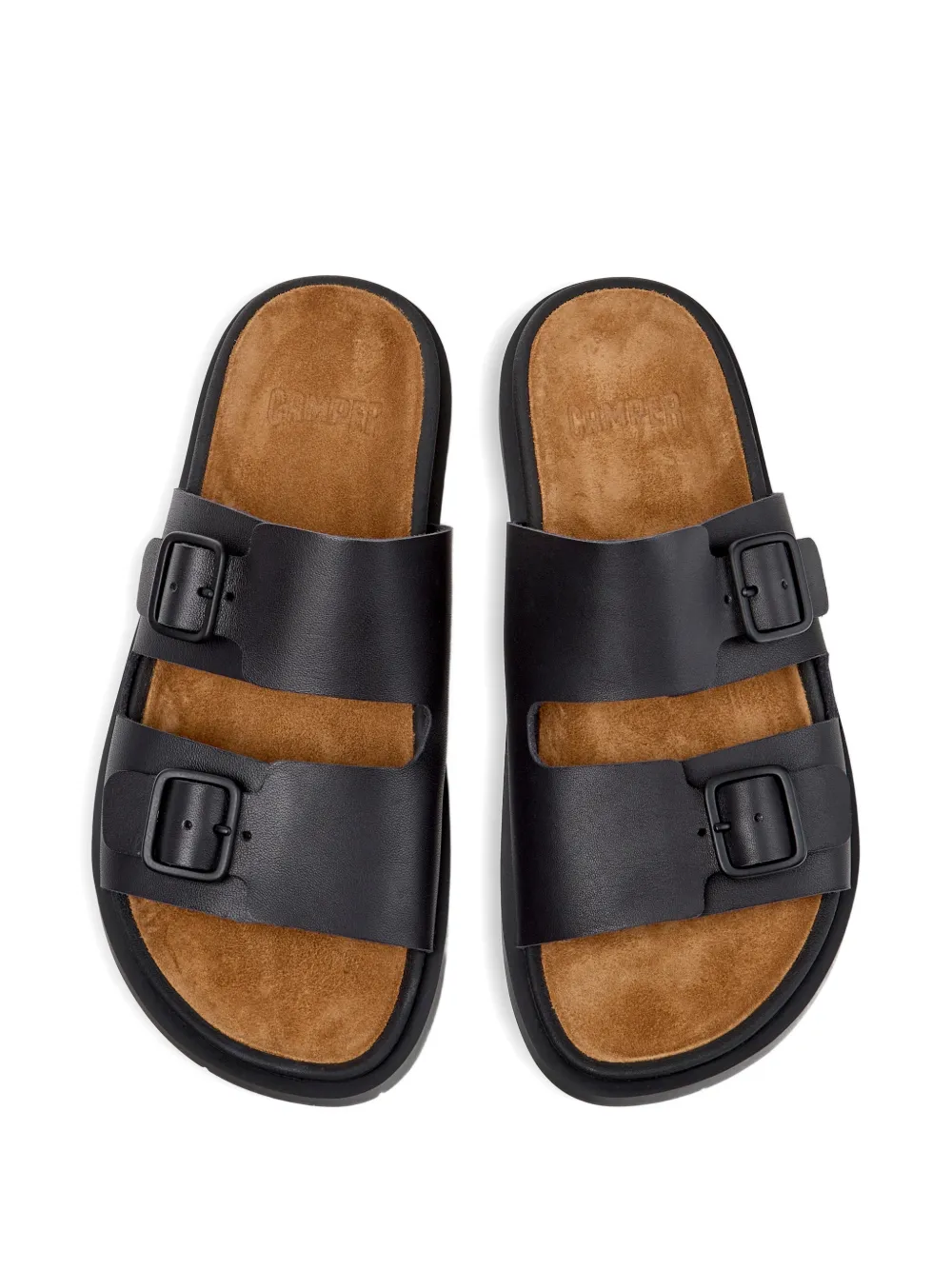 Camper Luc sandalen met gesp Zwart