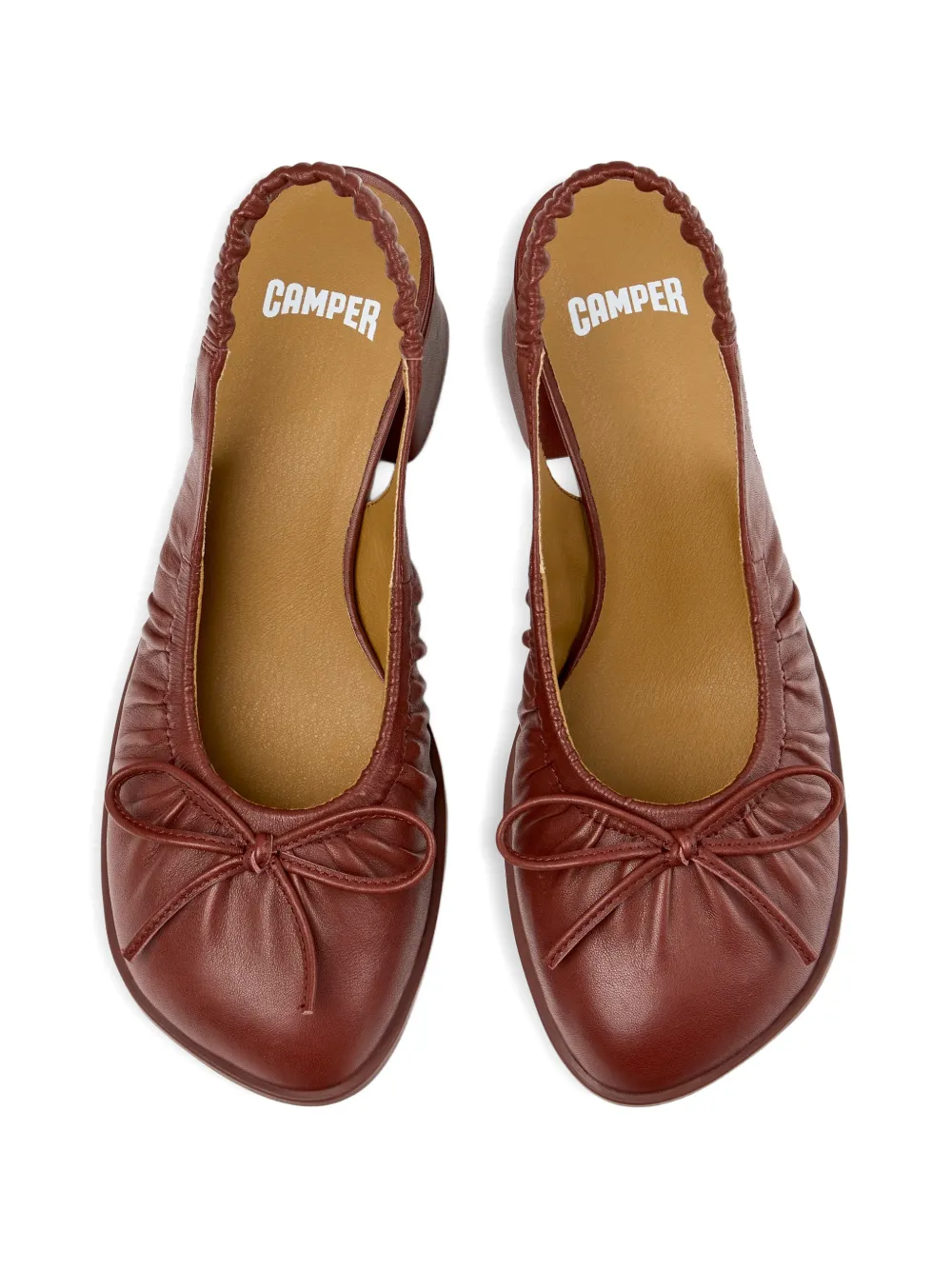 Camper Kora pumps met strikdetail Rood