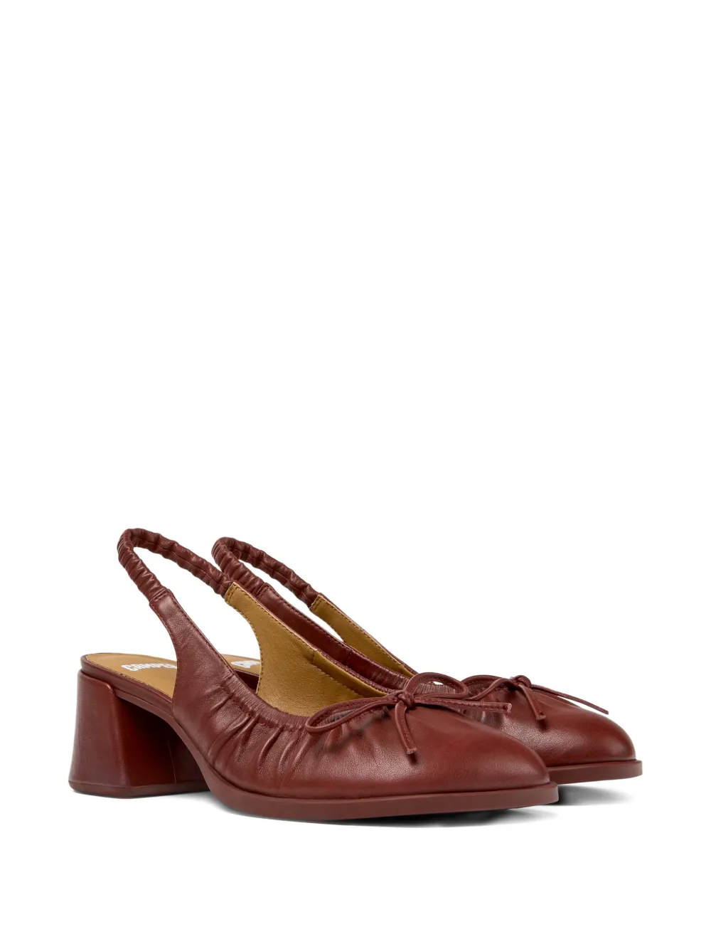 Camper Kora pumps met strikdetail Rood