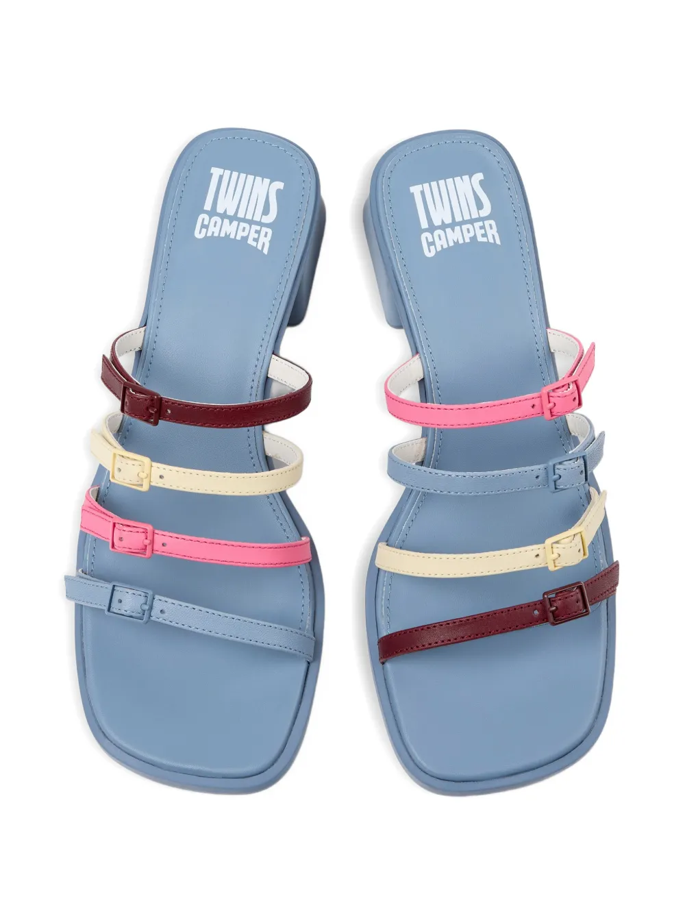 Camper Kora sandalen met bandjes Blauw
