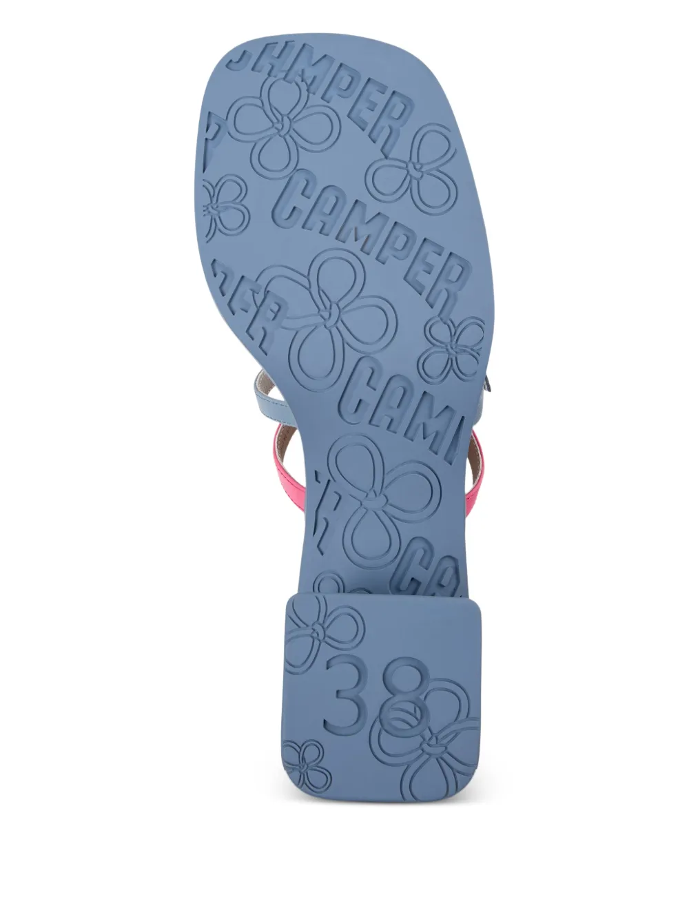 Camper Kora sandalen met bandjes Blauw