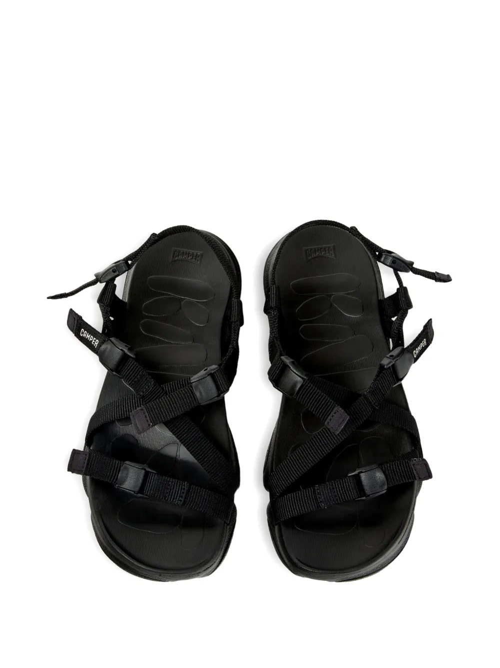 Camper Karst sandalen met bandje Zwart