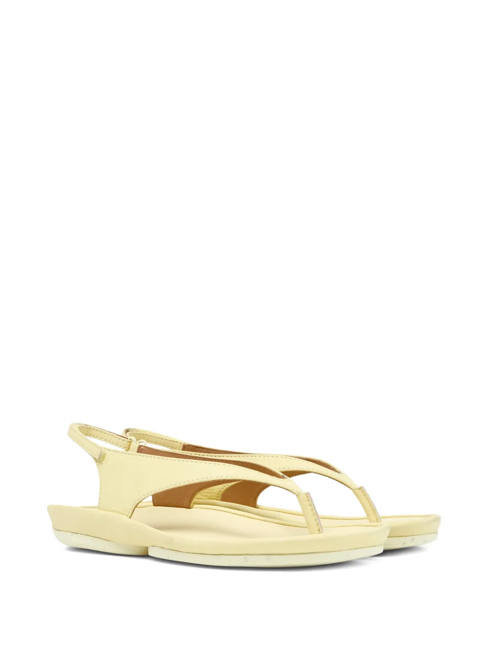 Camper Right Isla leren sandalen Beige