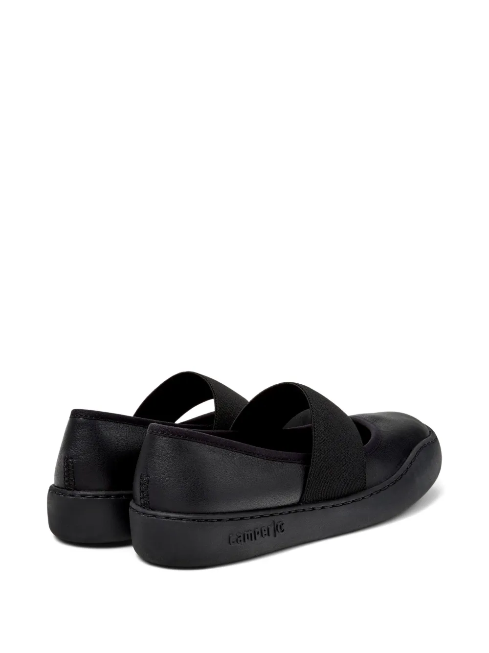 Camper Peu Touring elasticated-strap ballet flats Zwart