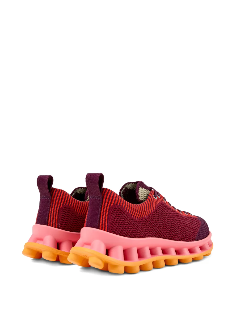 Camper Pelotissima sneakers met gestreepte zool Rood