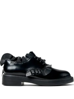 CamperLab Eki spike-studded Leather Shoes | Black | FARFETCH JO