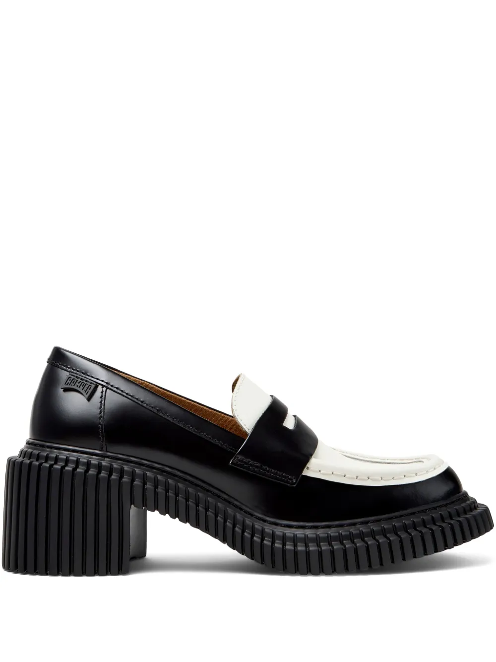 Camper platform london twins loafers - Nero