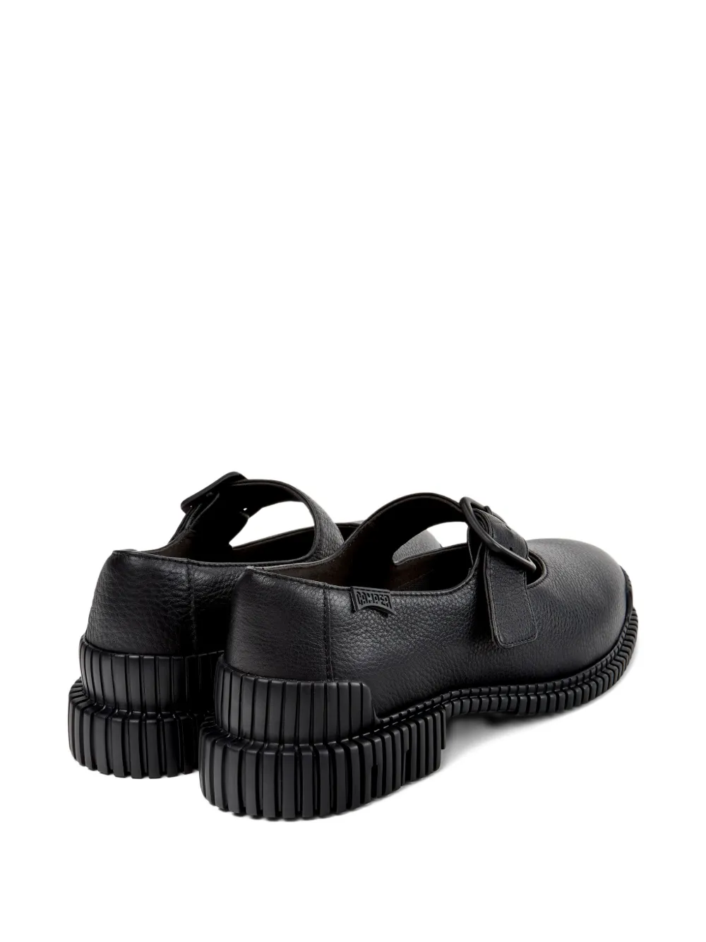 Camper Pix buckle-strap loafers Zwart