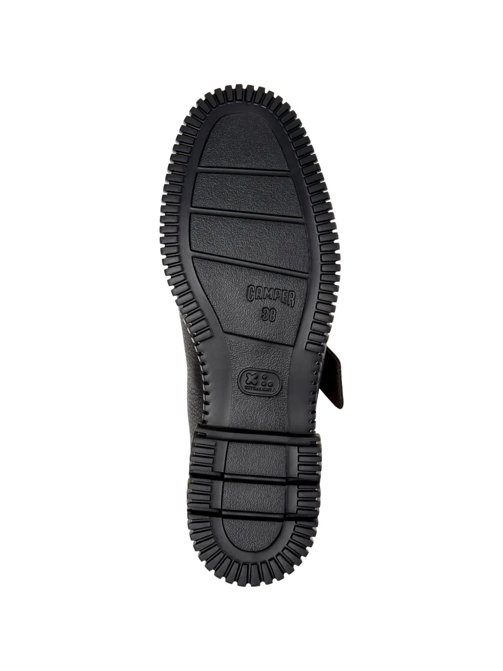 Camper Pix buckle-strap loafers Zwart