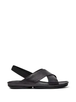 Camper Lluc バックル クロスサンダル | ブラック | FARFETCH JP