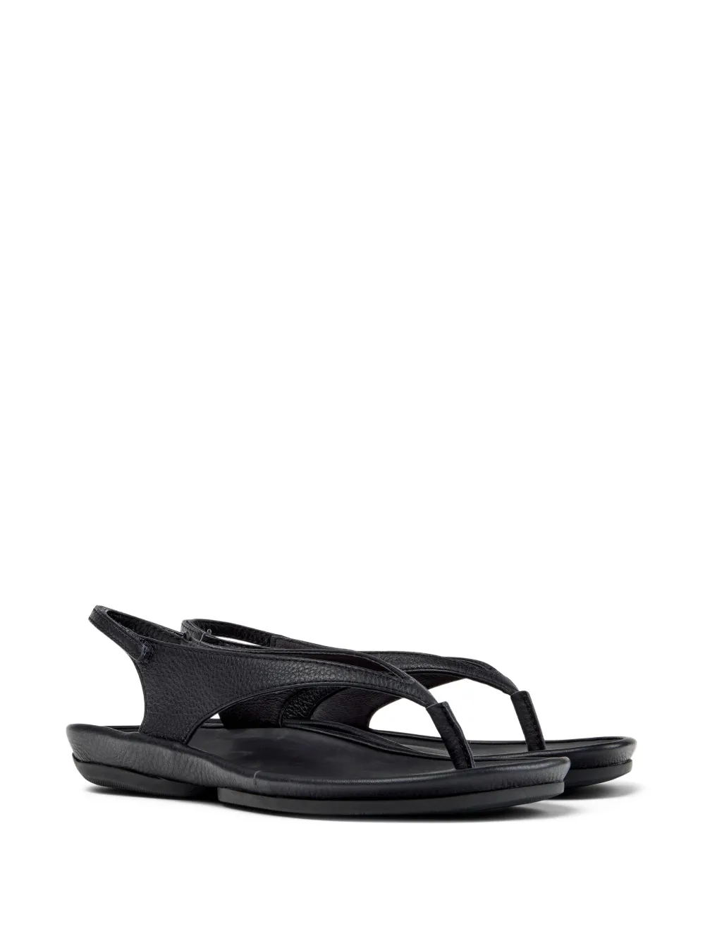 Camper Right Isla slingback sandalen Zwart