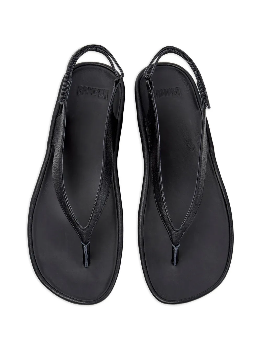 Camper Right Isla slingback sandalen Zwart