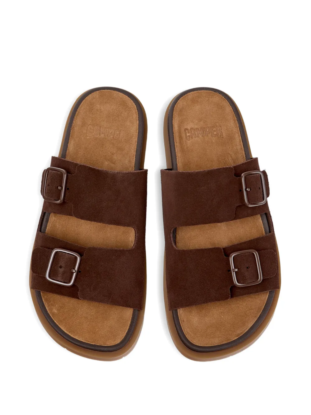 Camper Luc sandalen met gesp Bruin