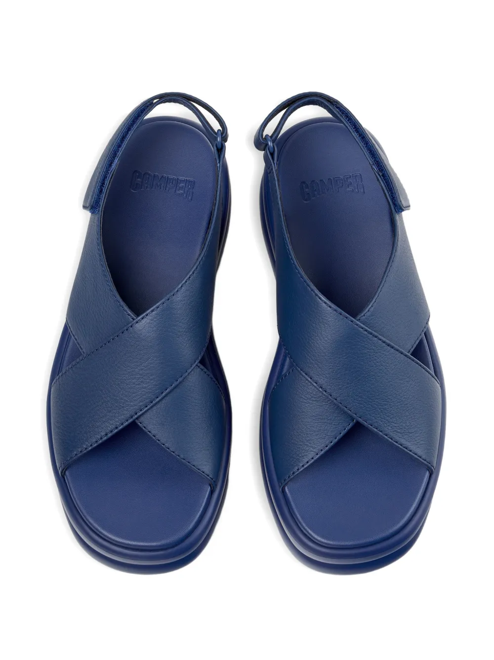 Camper Balloon sandalen met gekruiste bandjes Blauw