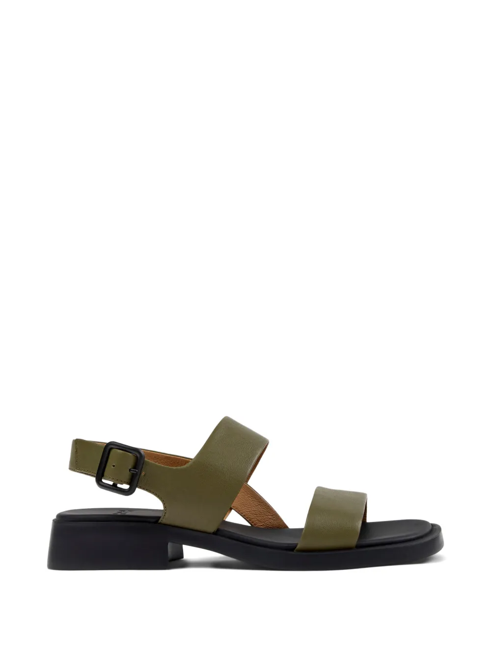 Camper Dana leren sandalen Groen