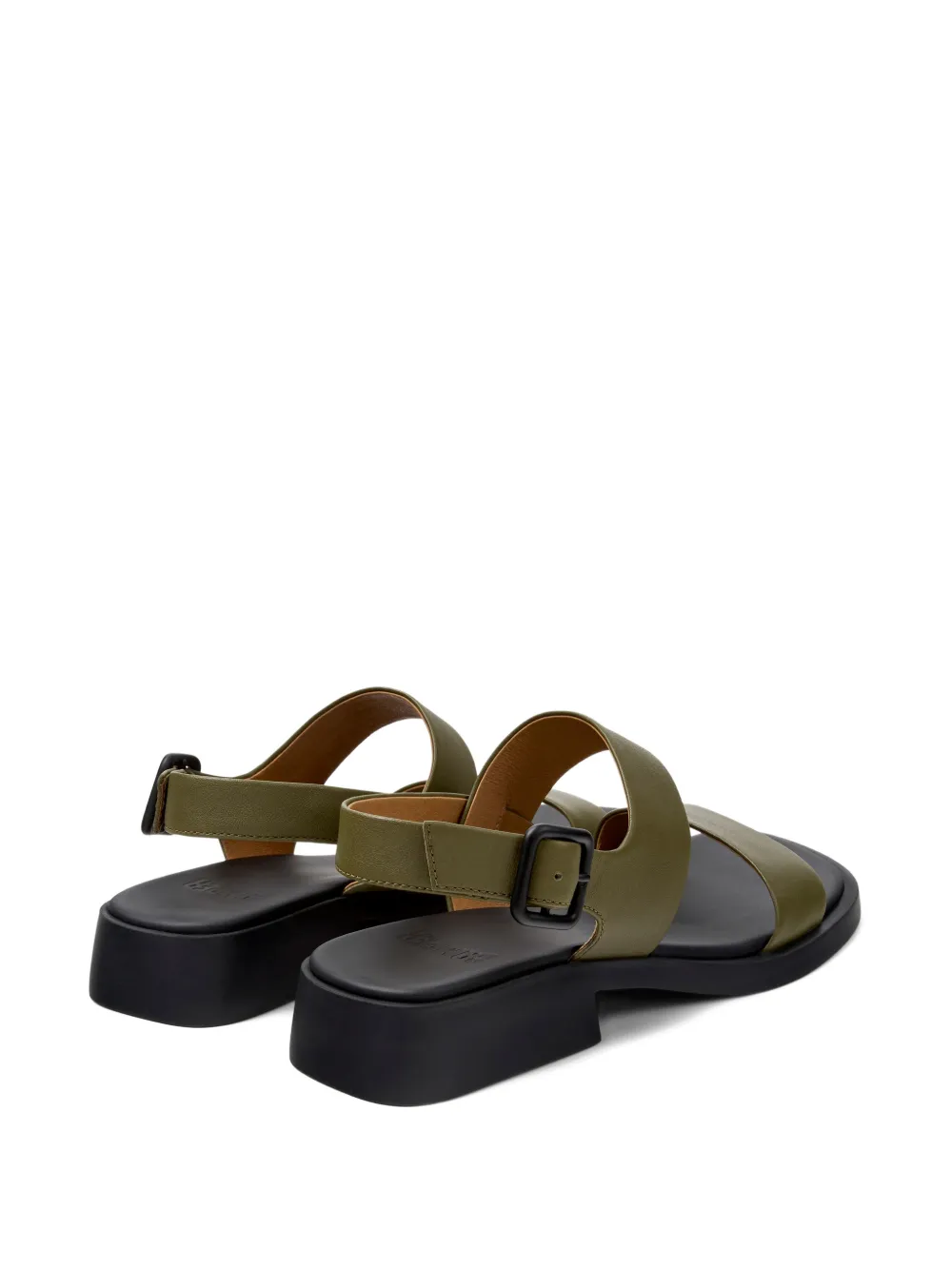 Camper Dana leren sandalen Groen