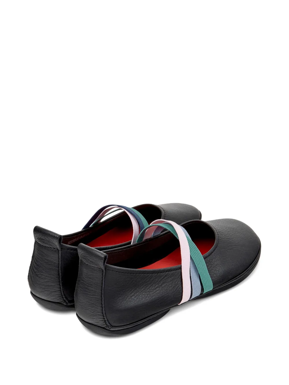 Camper Nina elastische ballerina's Zwart