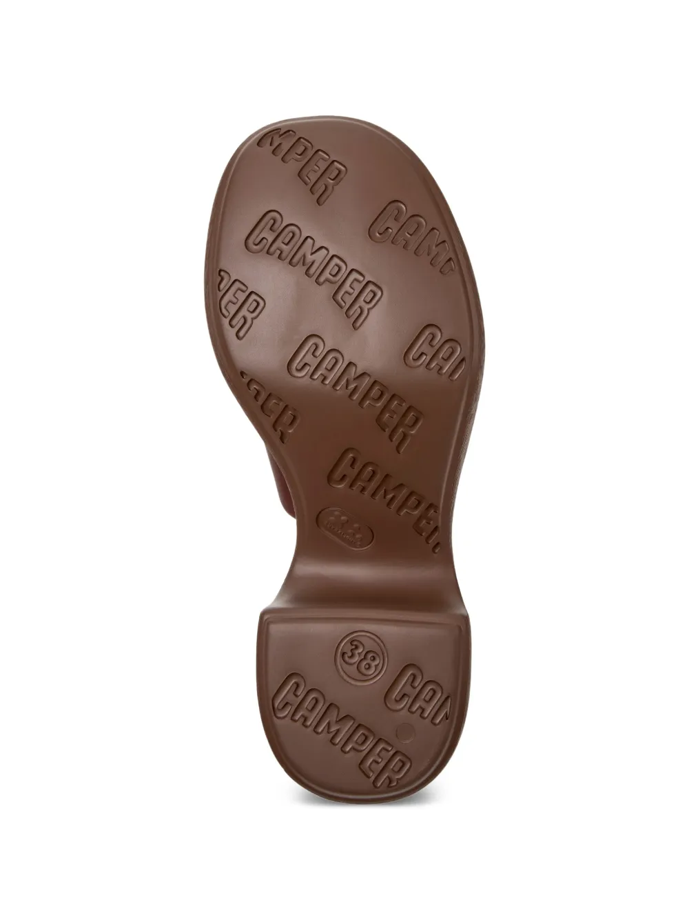 Camper Thelma leren sandalen Bruin