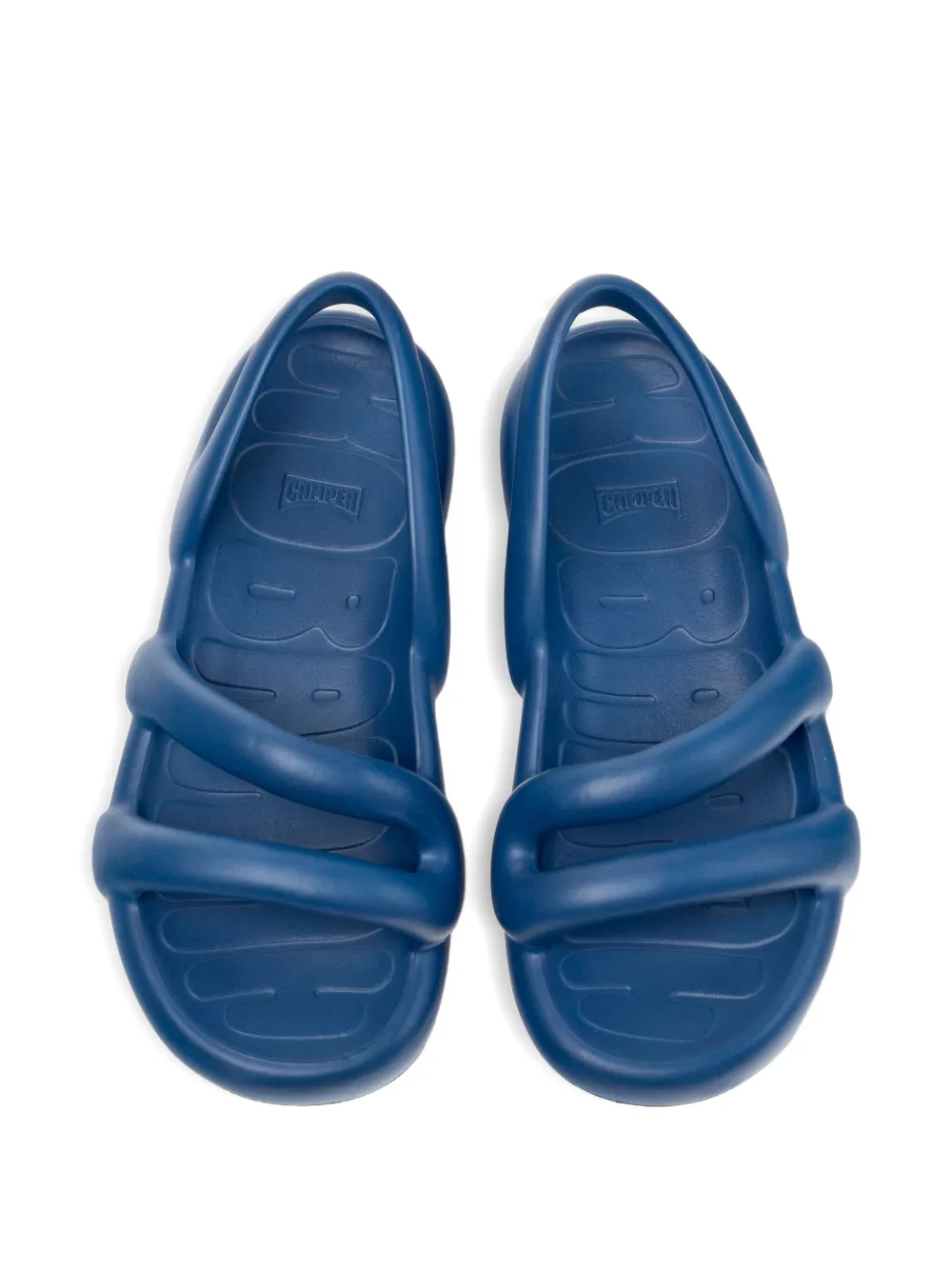 Camper Kobarah platte sandalen met open teen Blauw