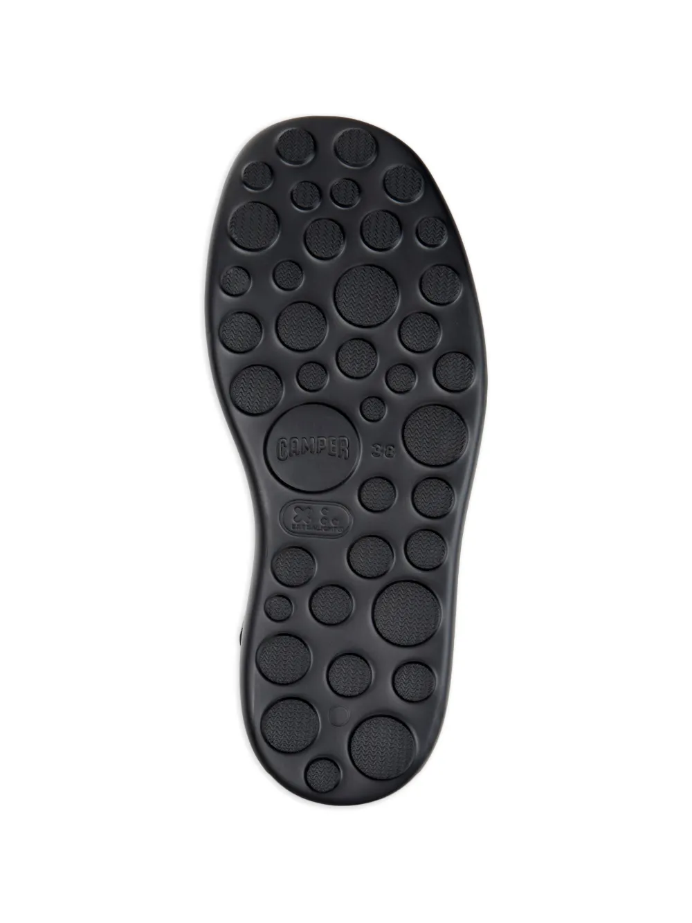 Camper Pelotas Flota Up leren sandalen Zwart