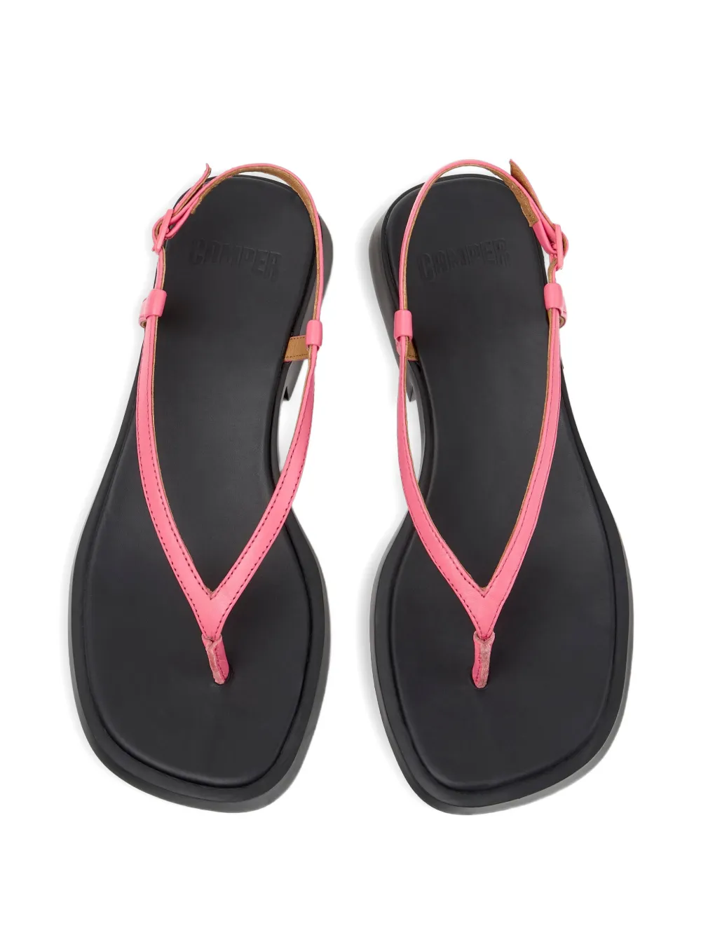Camper Dana leren sandalen Roze