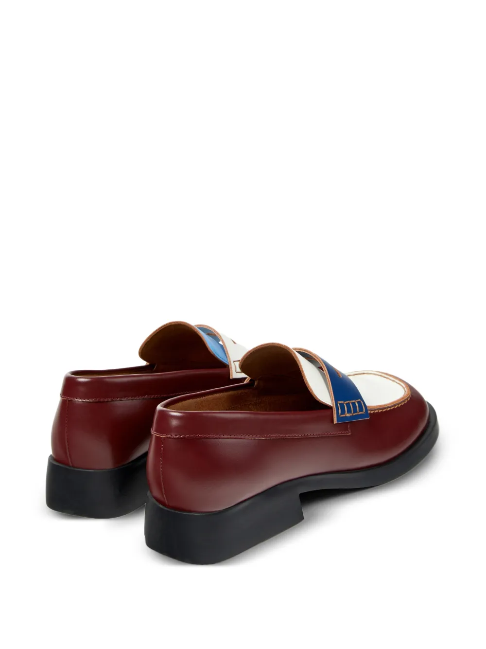 Camper Twins leren loafers Bruin