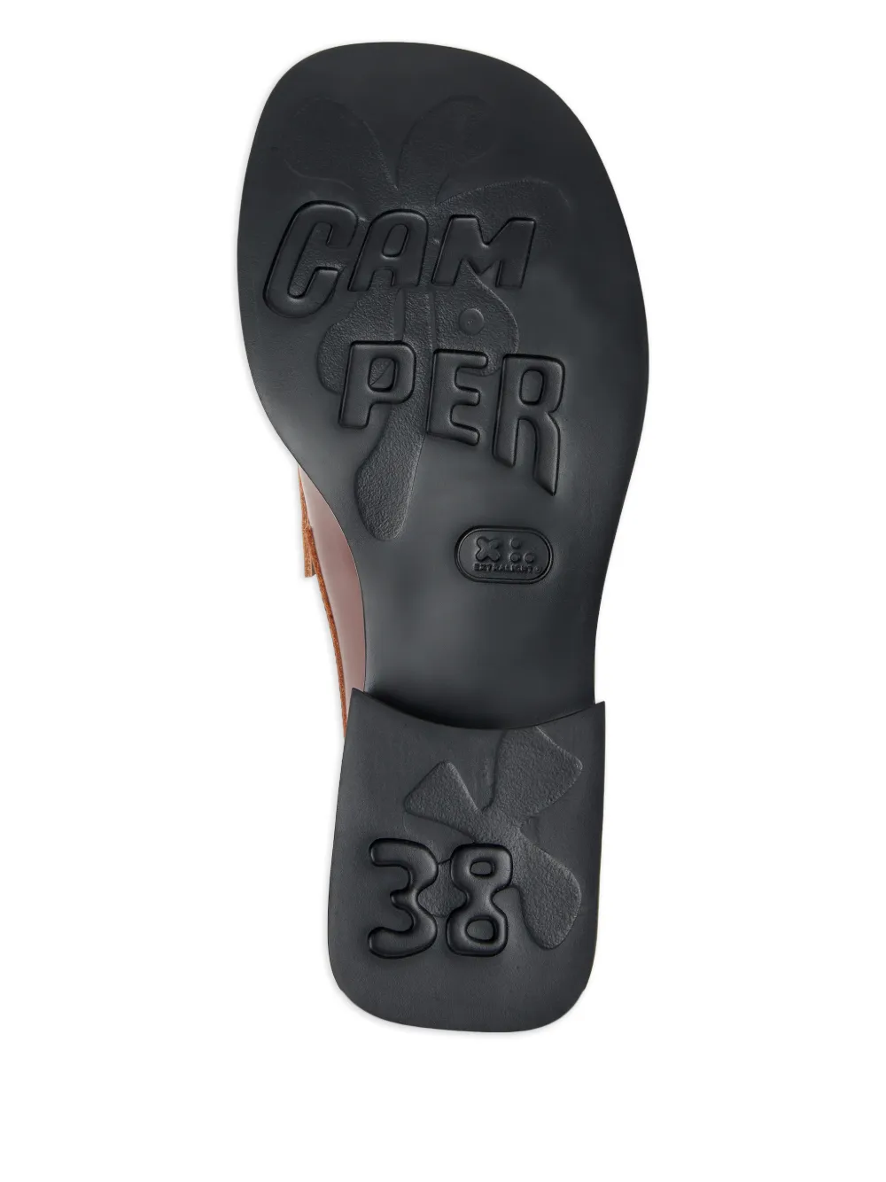 Camper Twins leren loafers Bruin